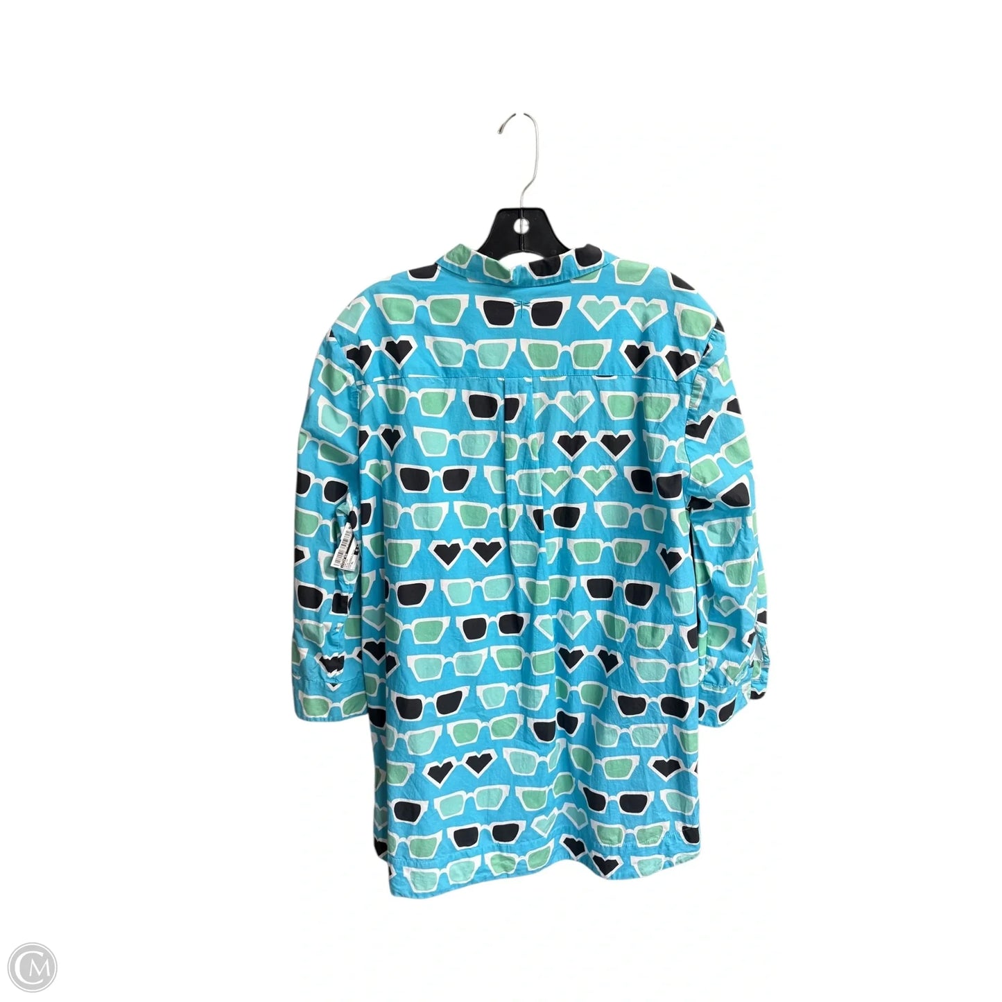 Top Long Sleeve By Tyler Boe In Blue, Size: Xl