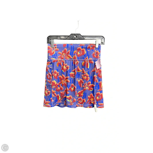 Athletic Skort By Athleta In Floral Print, Size: Xs