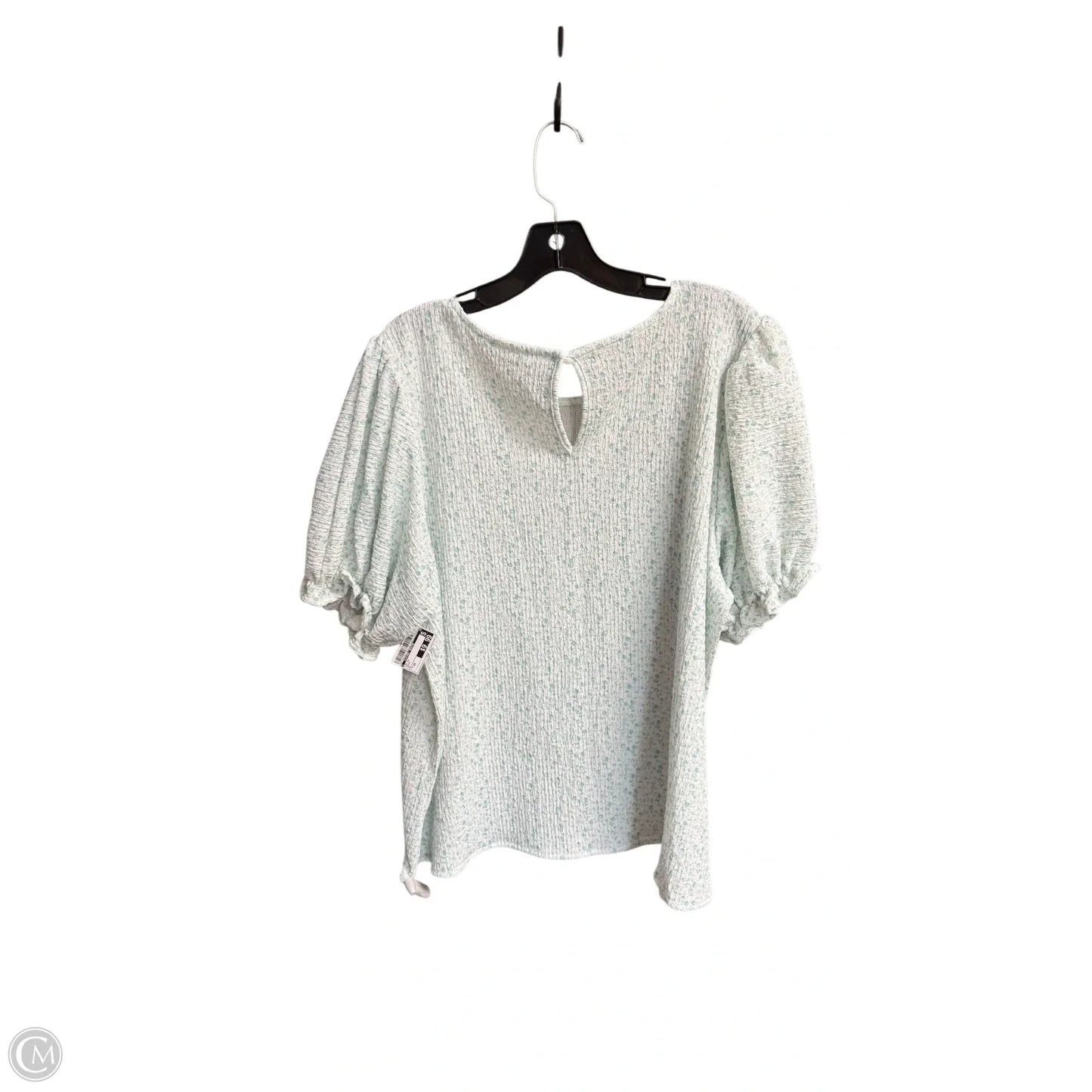 Top Short Sleeve By Clothes Mentor In Green, Size: 2x