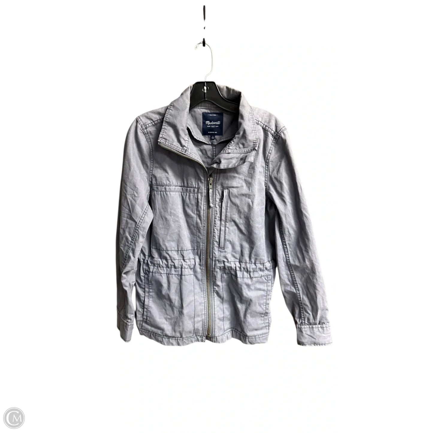 Jacket Utility By Madewell In Grey, Size: L
