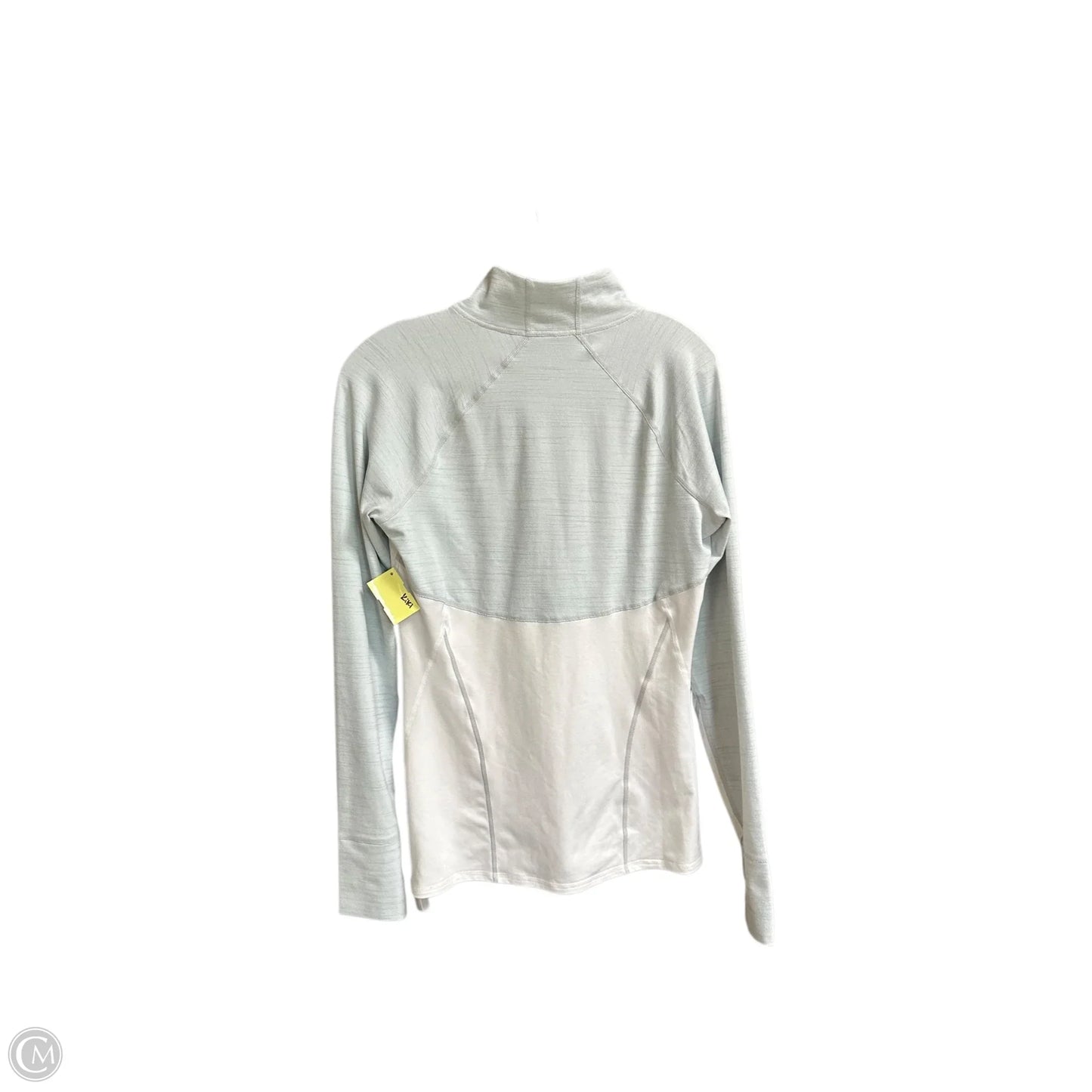 Athletic Top Long Sleeve Collar By Athleta In White, Size: M