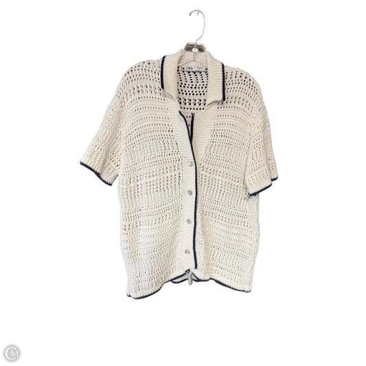 Cardigan By Zara In White, Size: Xl