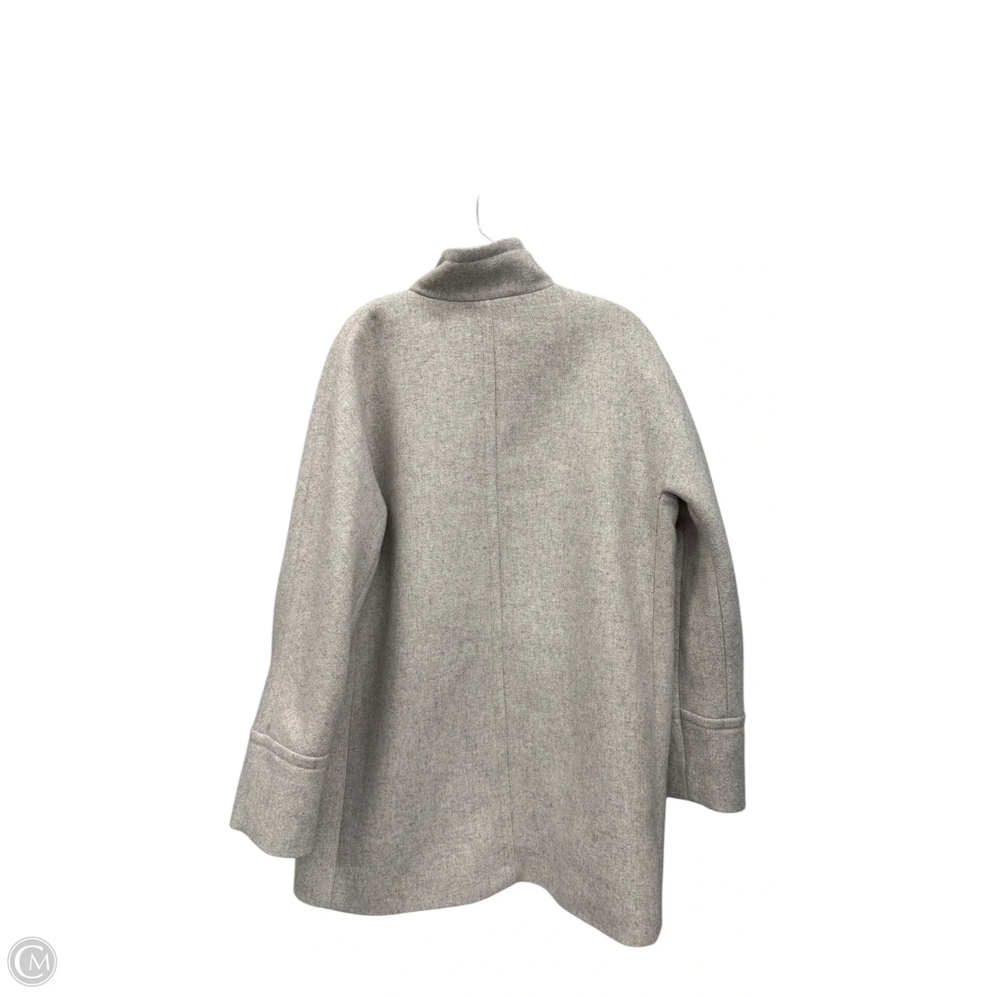 Coat Wool By J. Crew In Grey, Size: Xl