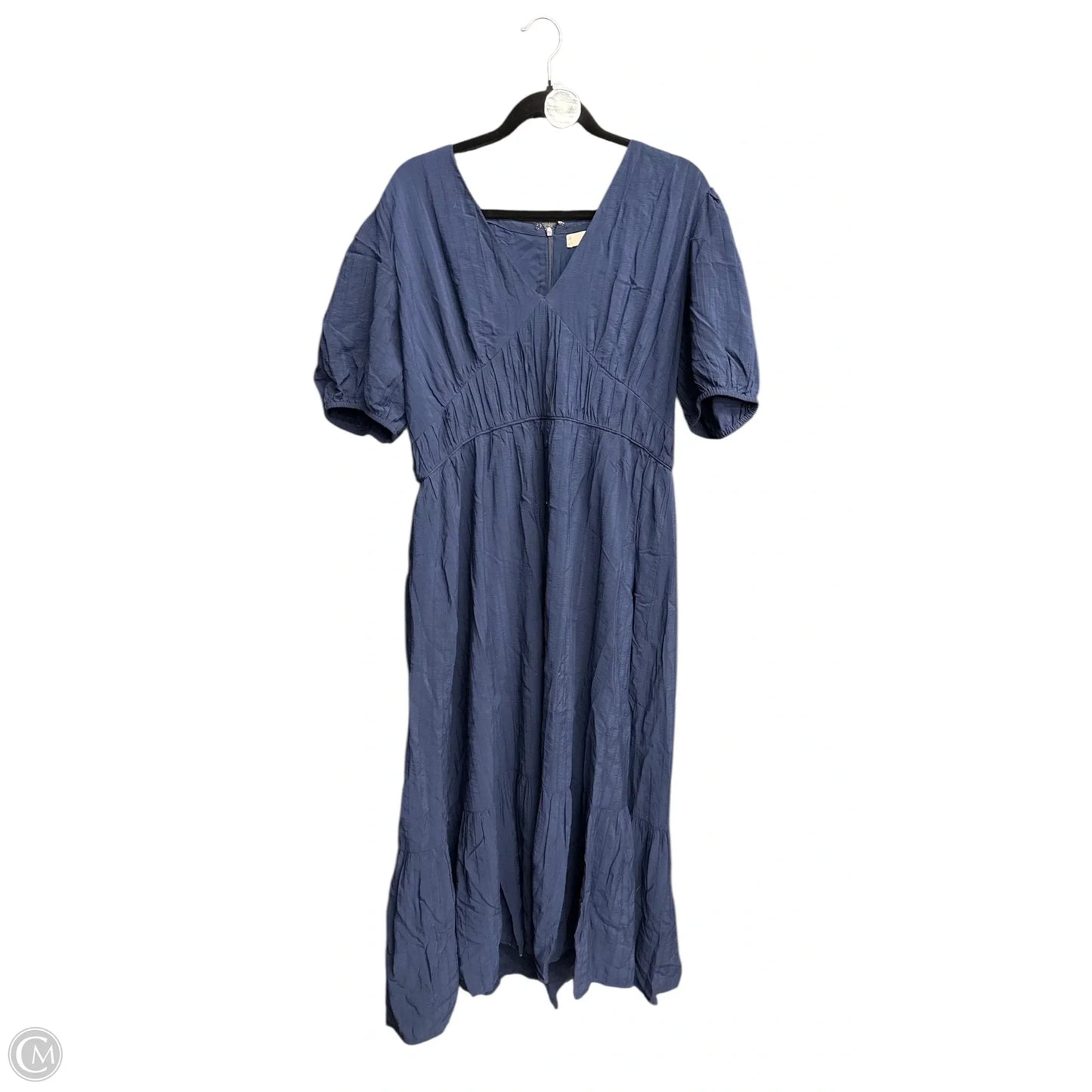 Dress Casual Maxi By Loft In Navy, Size: L