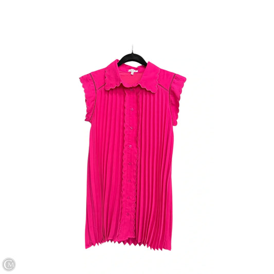 Dress Casual Short By Tcec In Pink, Size: S