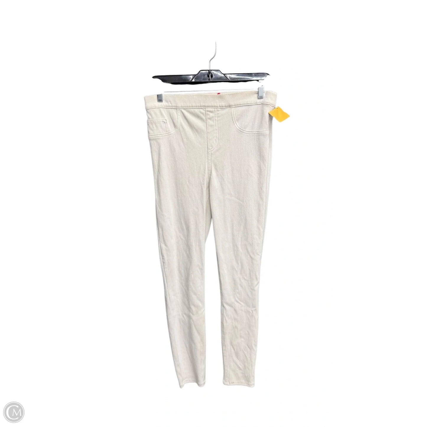 Jeans Skinny By Spanx In White, Size: 8