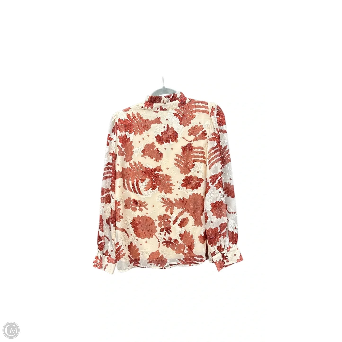 Top Long Sleeve By Baltic Born In Floral Print, Size: S