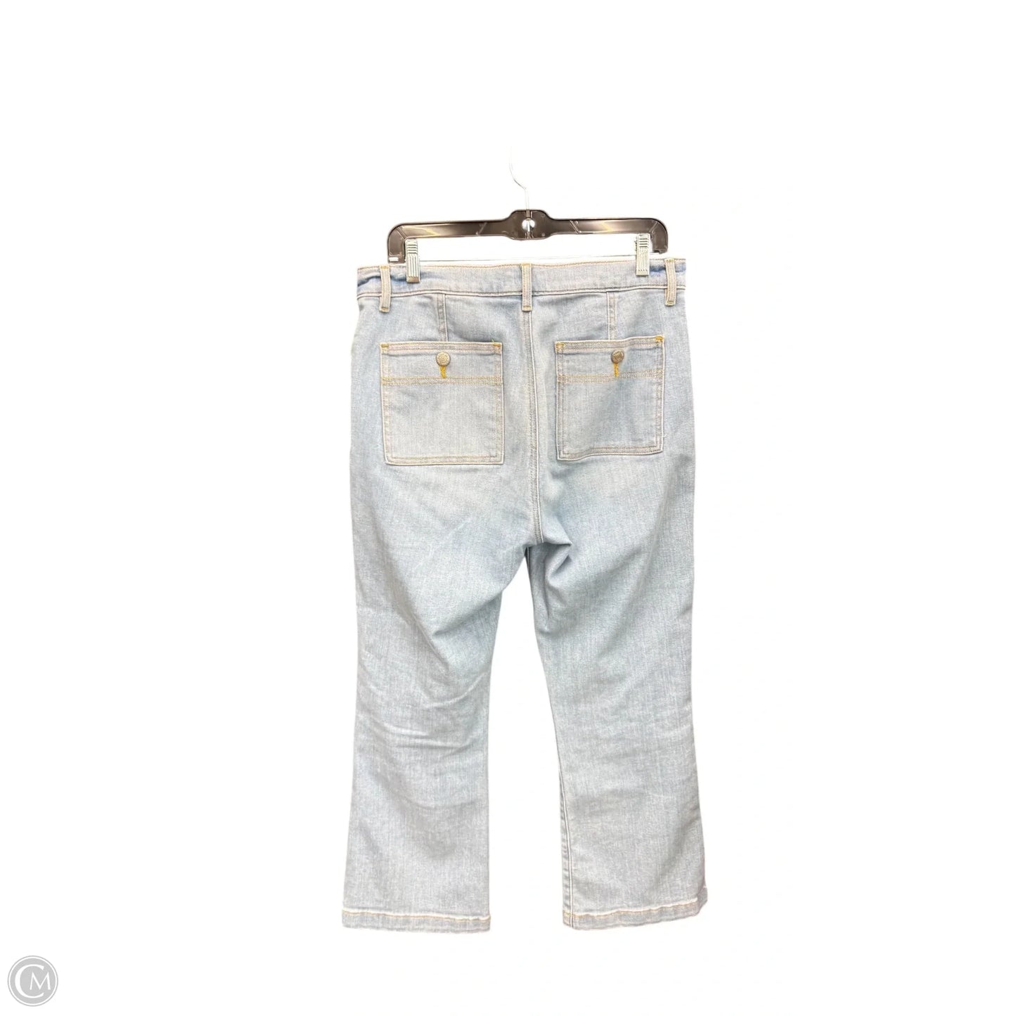 Jeans Wide Leg By Loft In Blue Denim, Size: 8