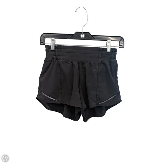 Athletic Shorts By Lululemon In Black, Size: Xs
