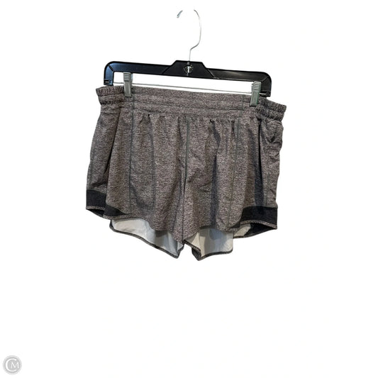 Athletic Shorts By Lululemon In Grey, Size: Xl