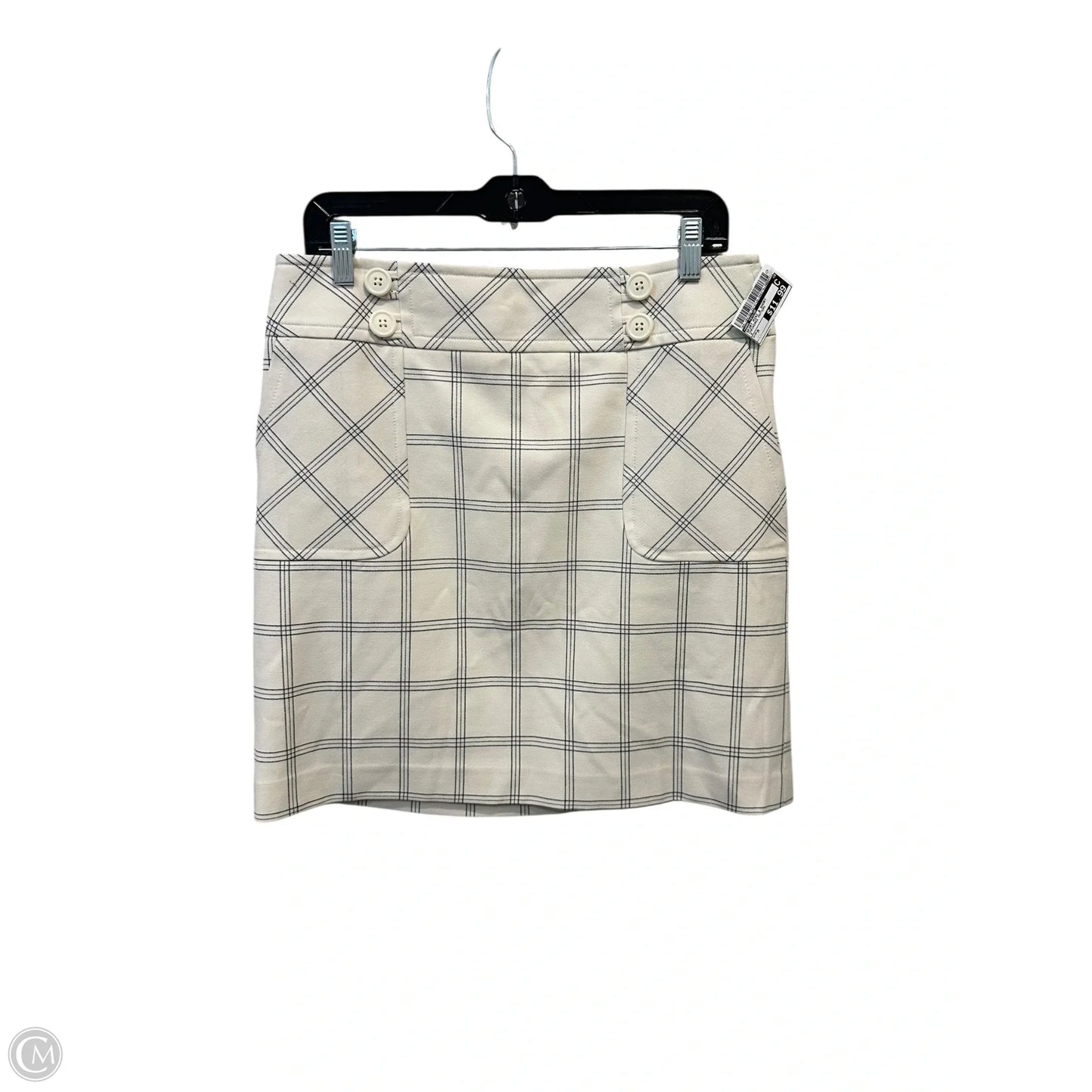 Skirt Mini & Short By Ann Taylor In Checkered Pattern, Size: M