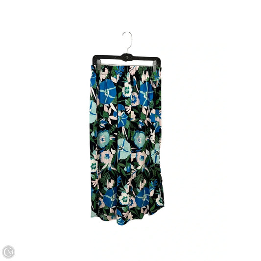 Skirt Midi By Loft In Floral Print, Size: 4