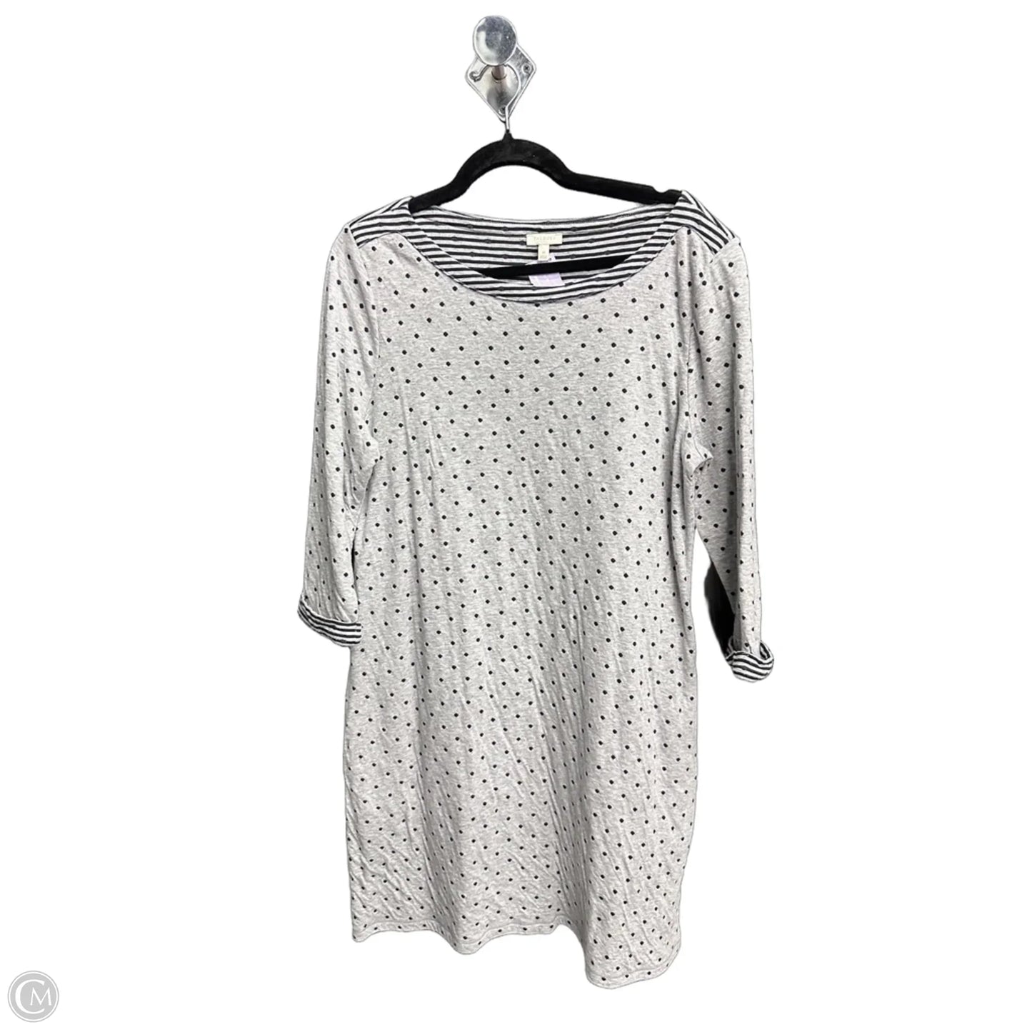 Dress Casual Midi By Talbots In Polkadot Pattern, Size: M
