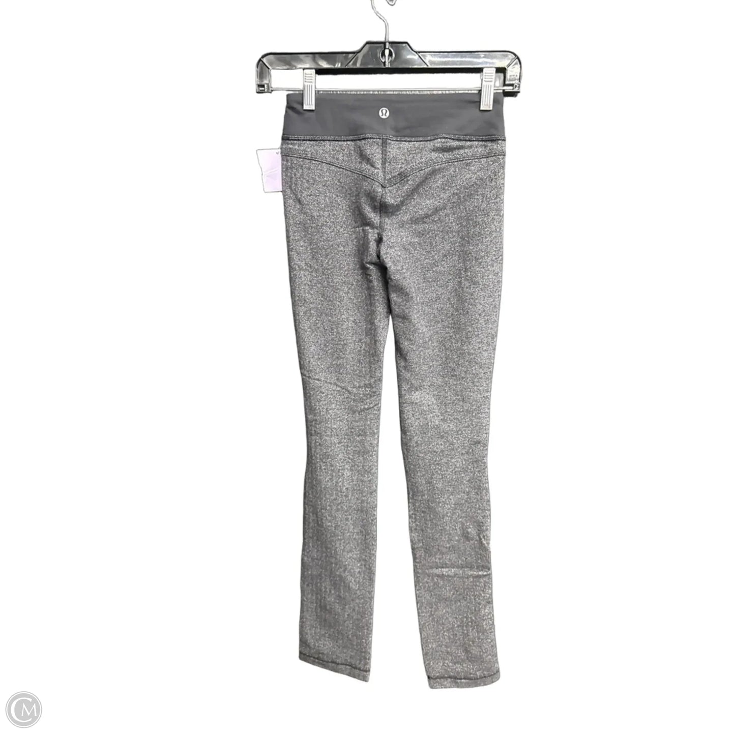 Athletic Leggings By Lululemon In Grey, Size: Xs