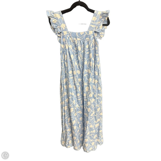 Dress Casual Maxi By A New Day In Blue & White, Size: Xs