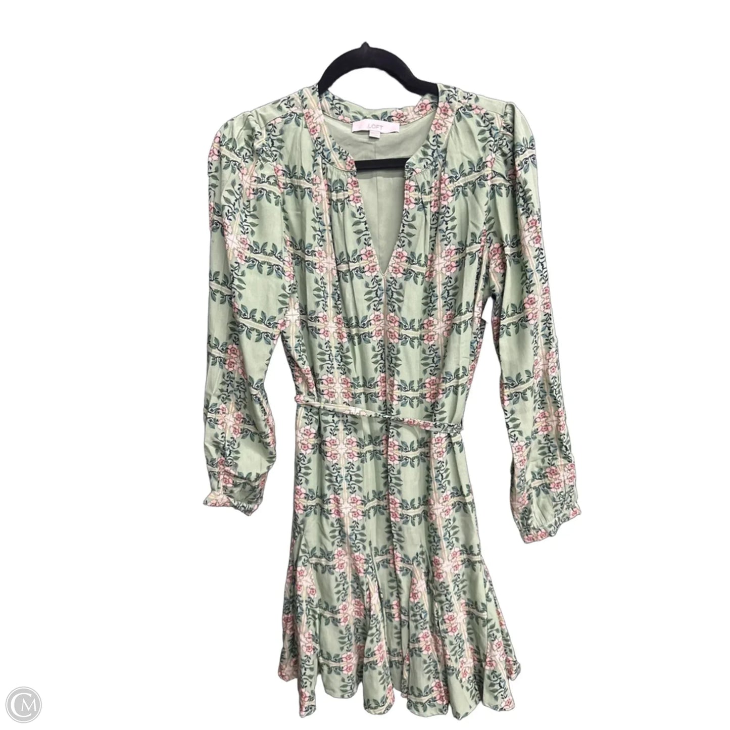 Dress Casual Short By Loft In Green, Size: M