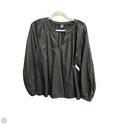 Top Long Sleeve By Old Navy In Black, Size: L