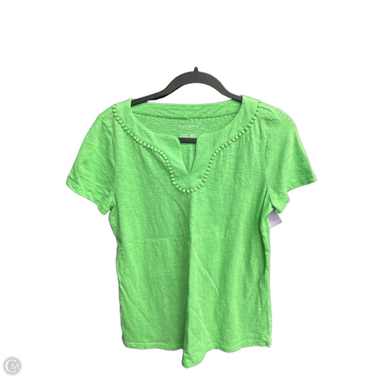 Top Short Sleeve By Talbots In Green, Size: Sp
