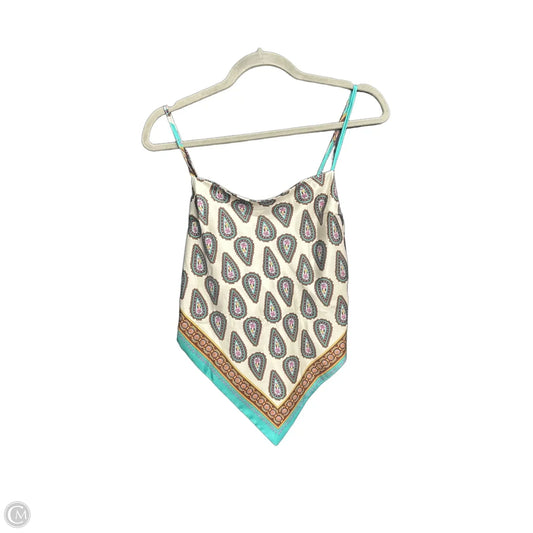Top Sleeveless By Clothes Mentor In Paisley Print, Size: L