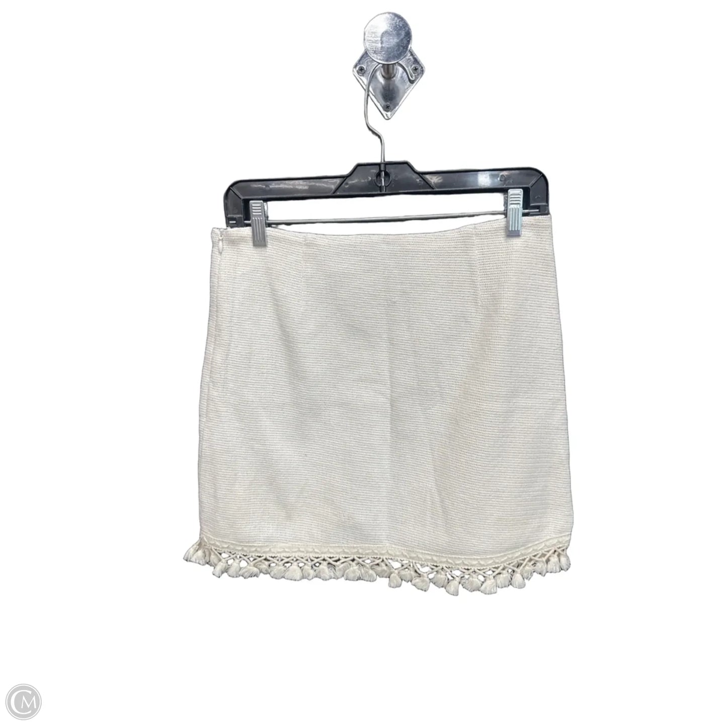 Skirt Mini & Short By Moon River In Cream, Size: 8