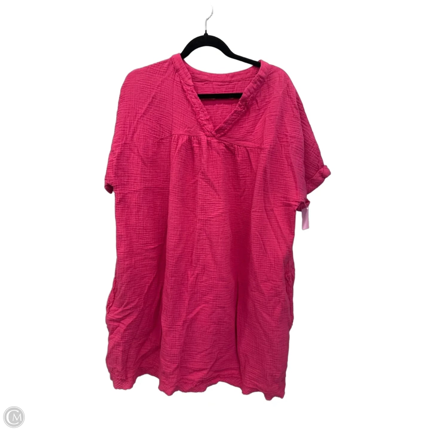Dress Casual Short By Clothes Mentor In Pink, Size: Xl