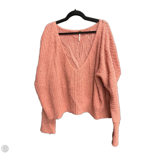 Sweater By Free People In Pink, Size: M