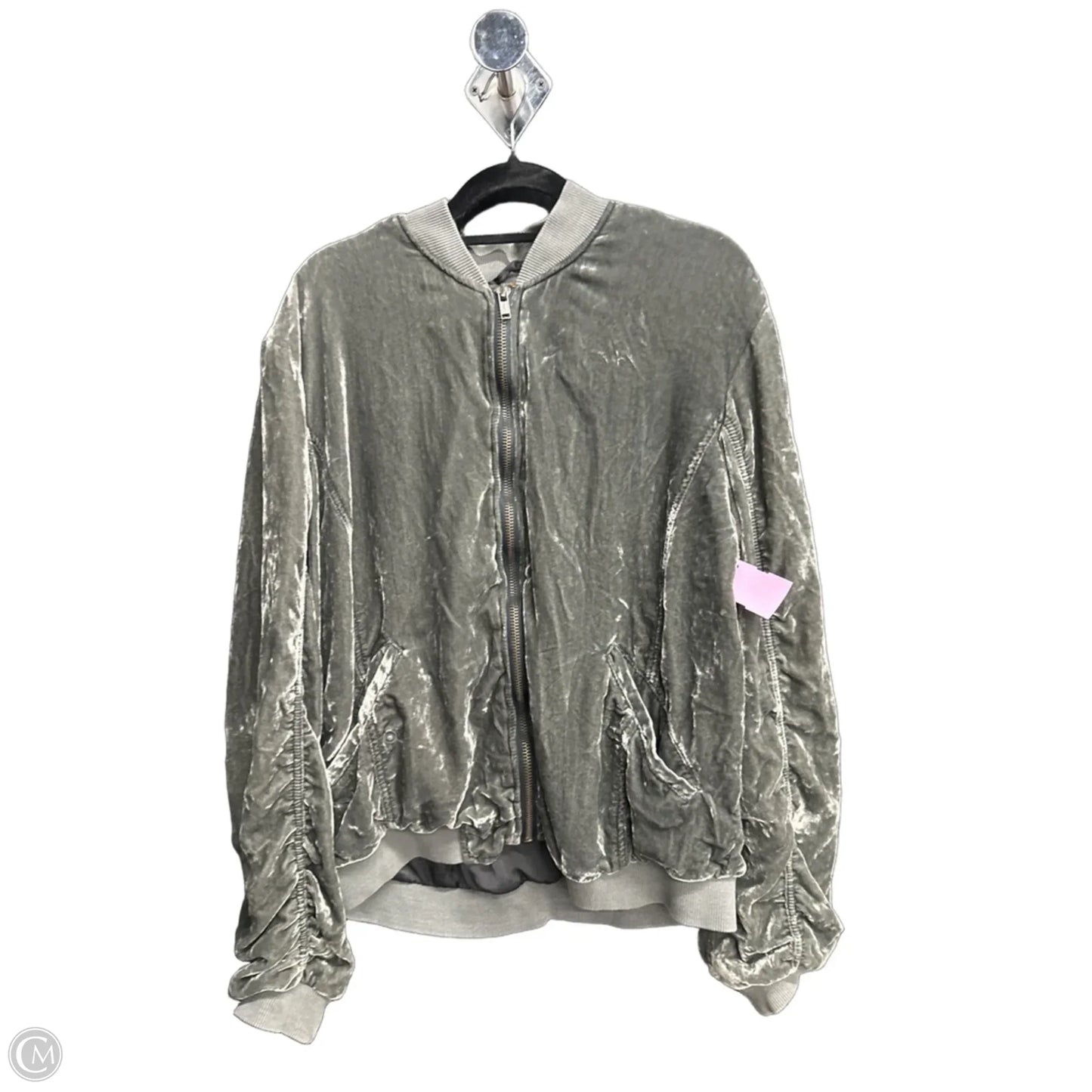 Jacket Puffer & Quilted By Free People In Grey, Size: M