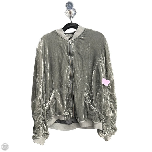 Jacket Puffer & Quilted By Free People In Grey, Size: M