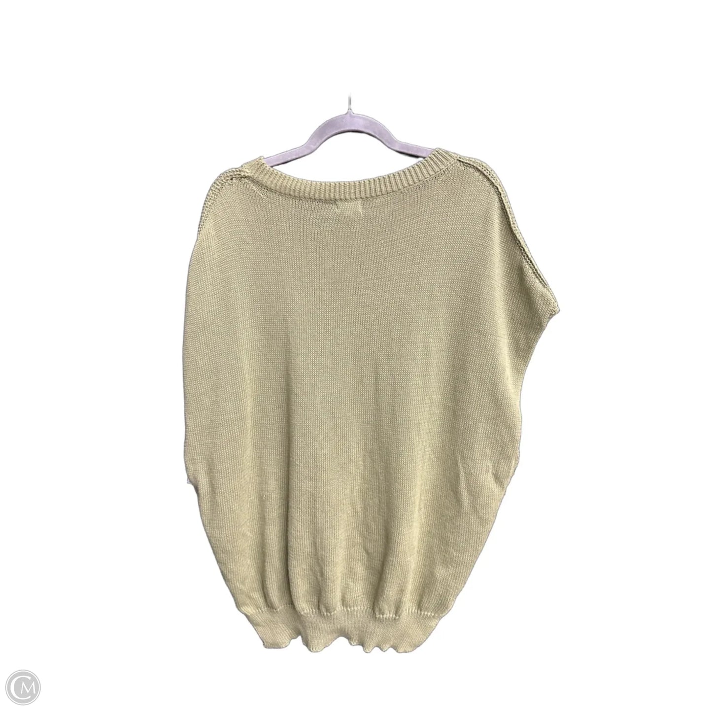 Sweater Short Sleeve By La Miel In Green, Size: L