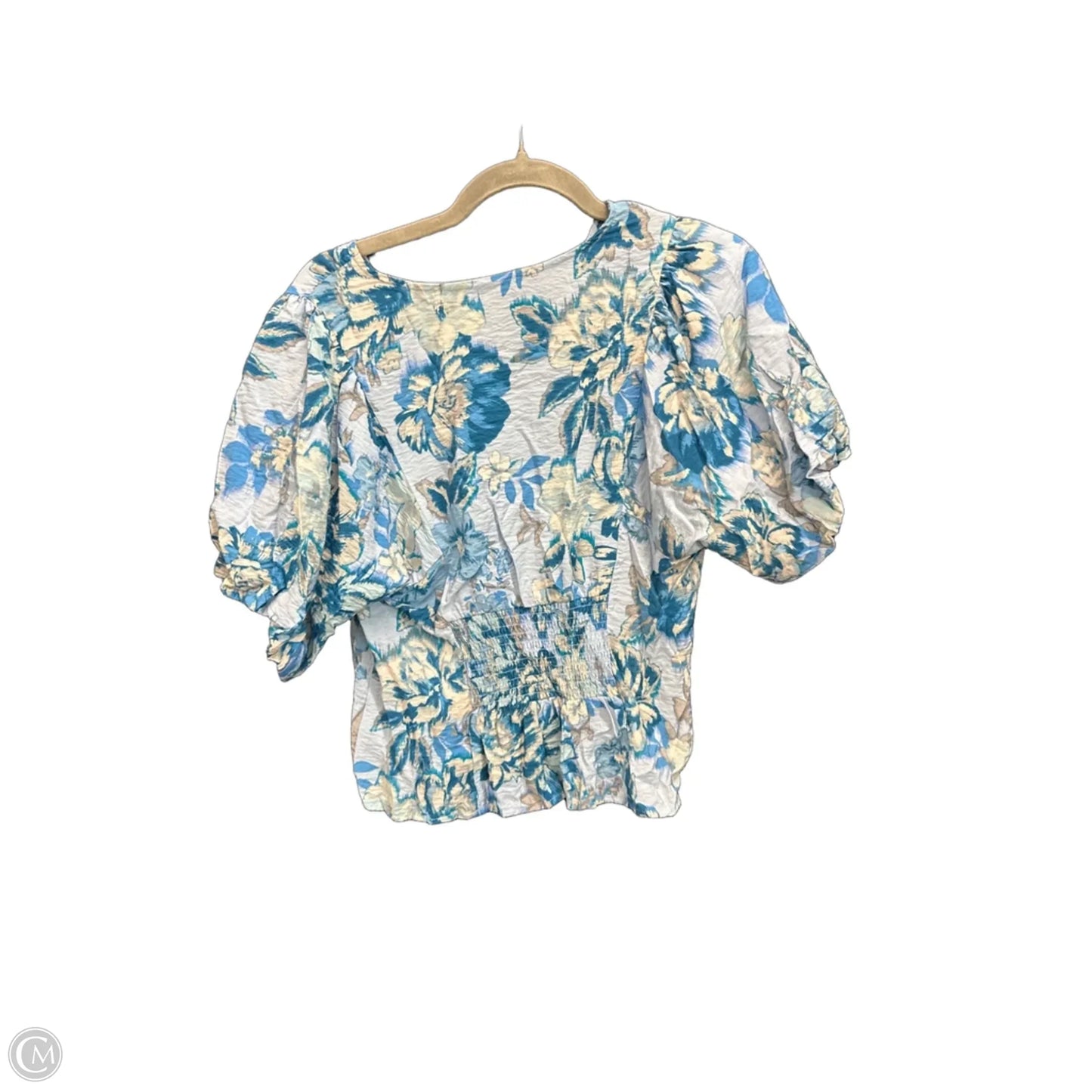 Top Short Sleeve By Counterparts In Blue, Size: S