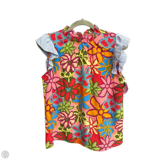 Top Sleeveless By Clothes Mentor In Multi-colored, Size: S