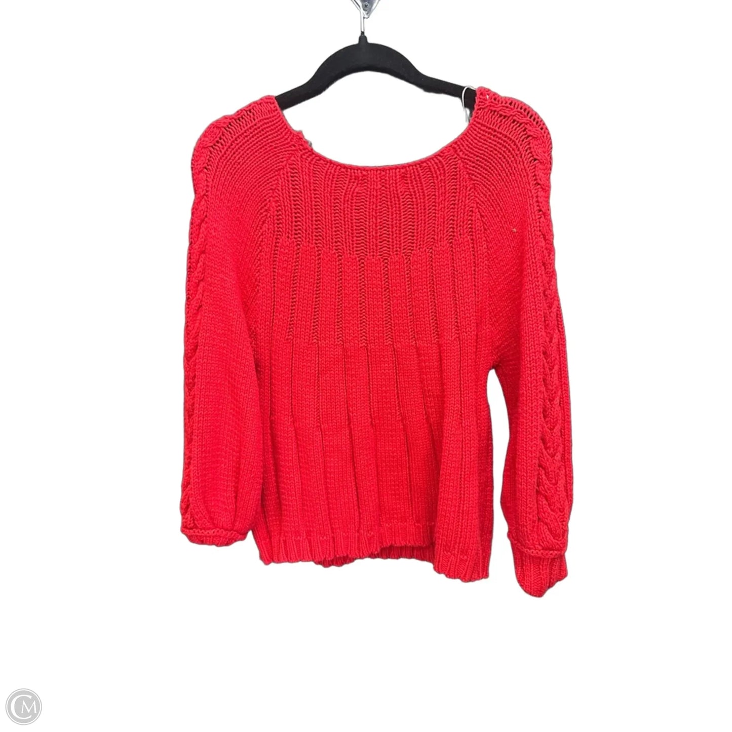 Sweater By Impressions In Red, Size: S