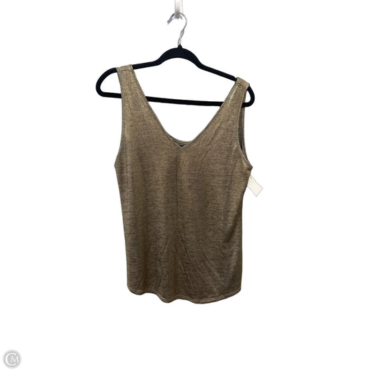 Top Sleeveless By White House Black Market In Gold, Size: M