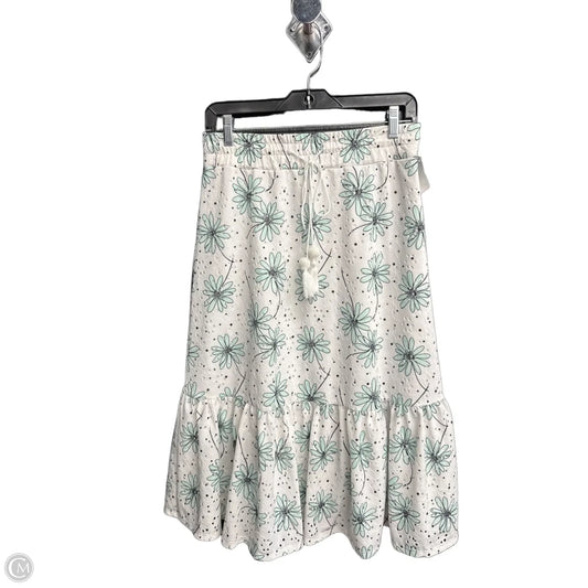Skirt Midi By Cato In Floral Print, Size: 6