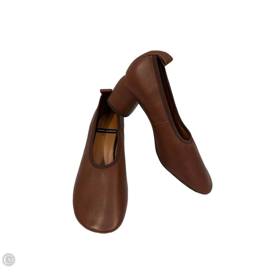 Shoes Heels Block By Clothes Mentor In Brown, Size: 9