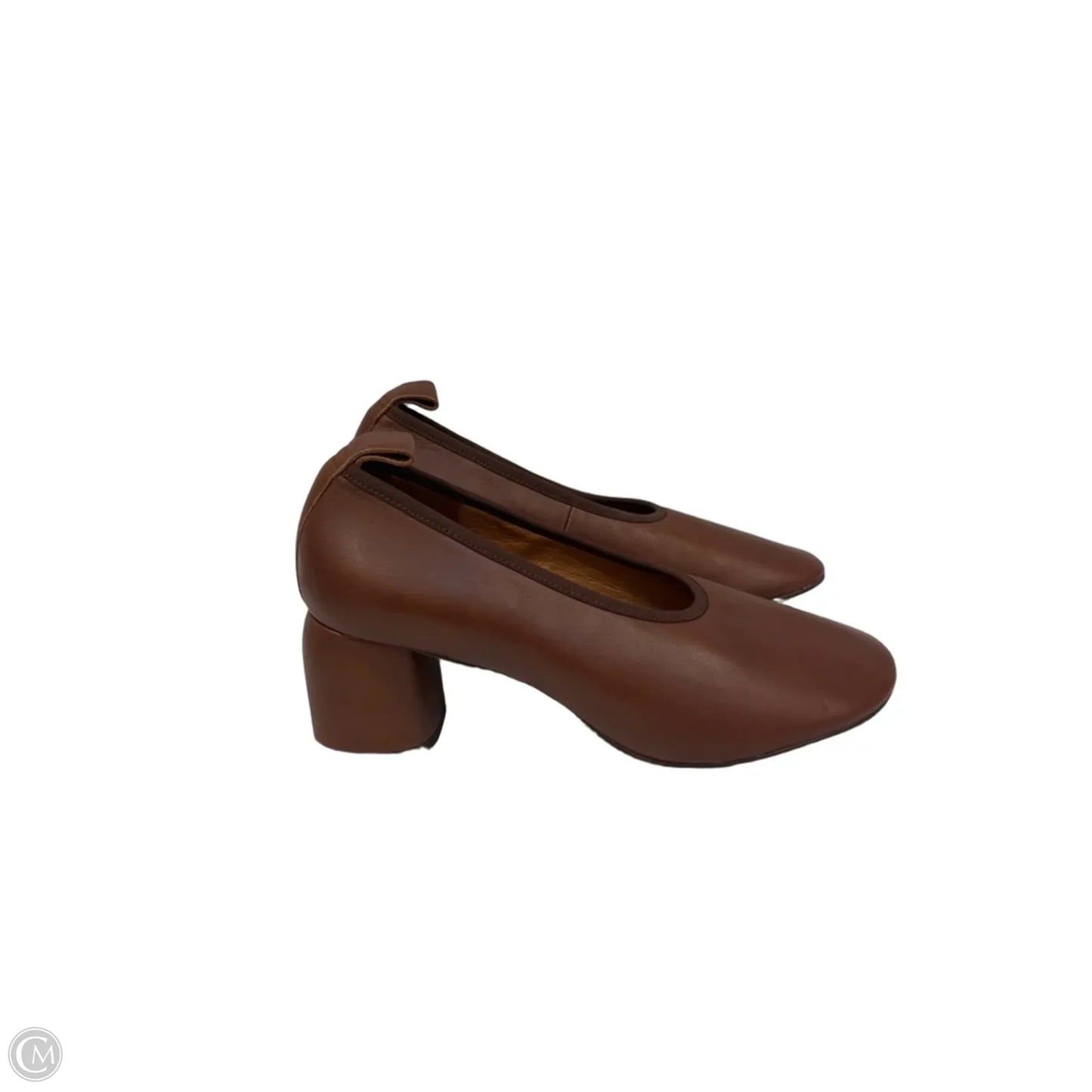 Shoes Heels Block By Clothes Mentor In Brown, Size: 9