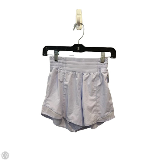 Athletic Shorts By Lululemon In Purple, Size: Xs