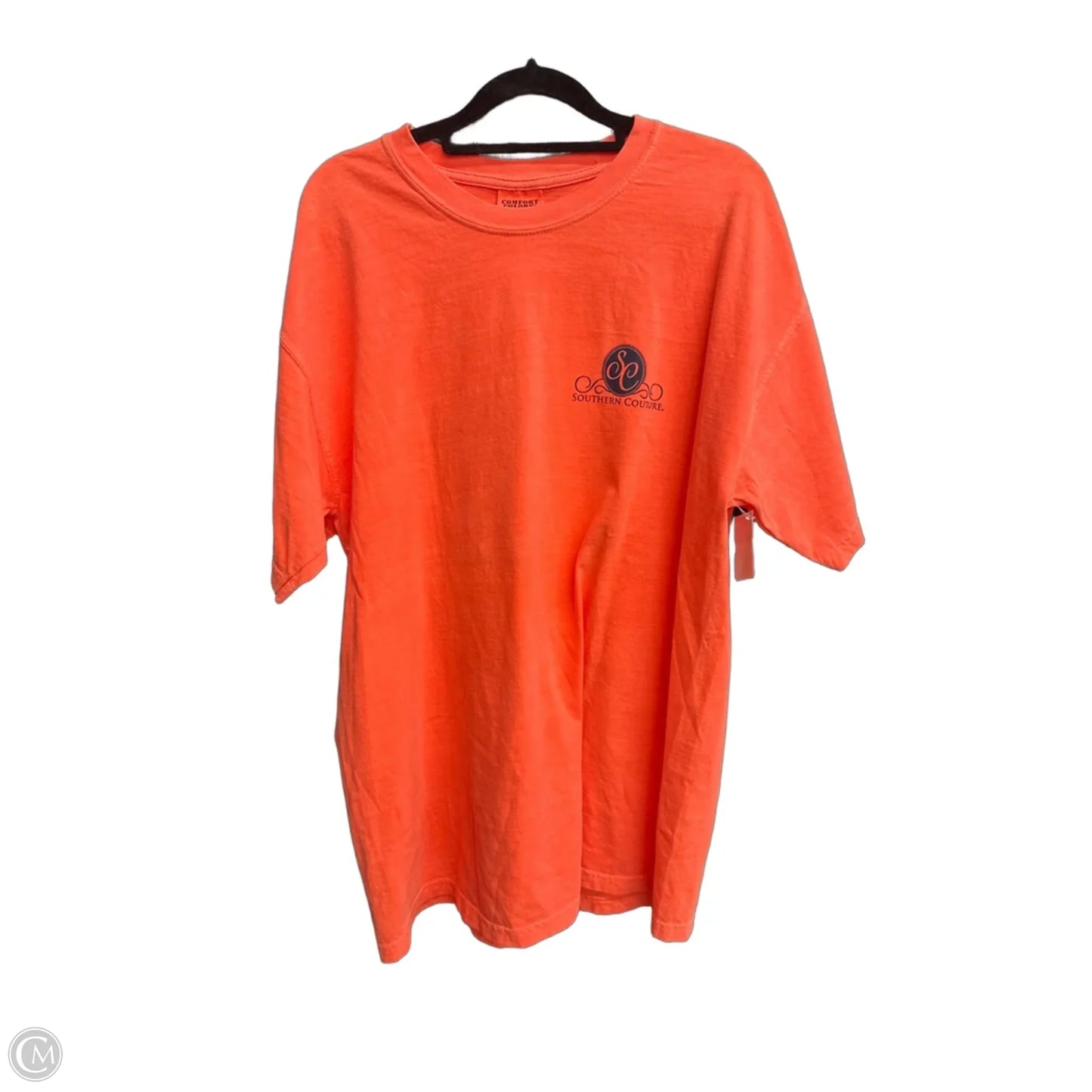 Top Short Sleeve By Clothes Mentor In Orange, Size: L