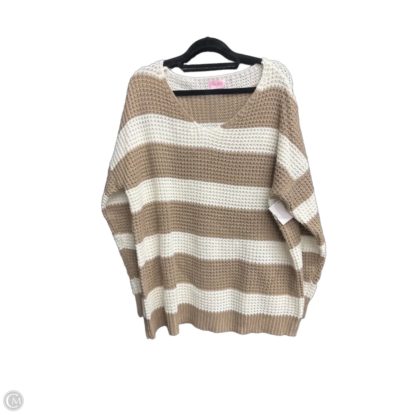 Sweater By Pink Lily In Brown, Size: M