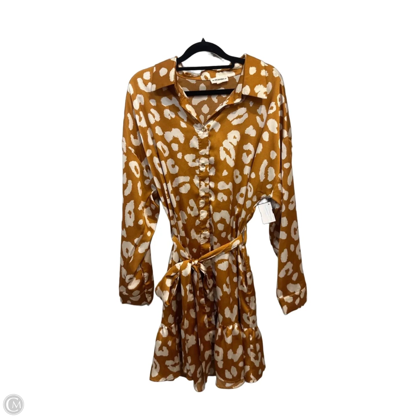 Dress Casual Short By Ee Some In Orange, Size: M