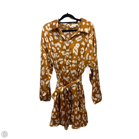 Dress Casual Short By Ee Some In Orange, Size: M