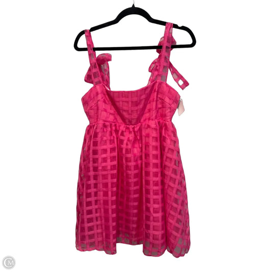 Dress Casual Short By Amanda Uprichard In Pink, Size: M