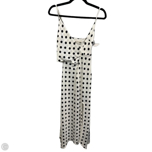 Dress Casual Midi By Urban Outfitters In Polkadot Pattern, Size: S