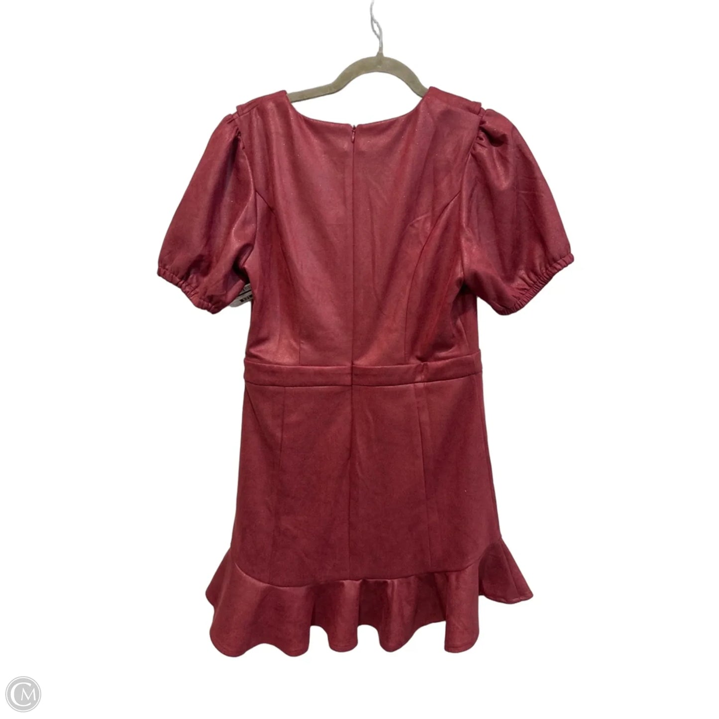Dress Casual Short By Voy In Maroon, Size: L