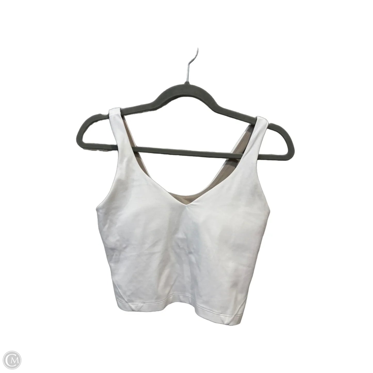 Athletic Tank Top By Lululemon In White, Size: S