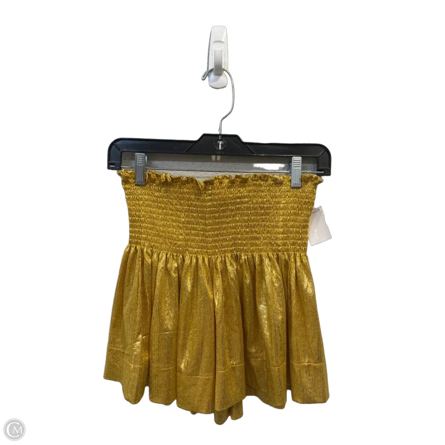 Shorts By Clothes Mentor In Gold, Size: Xs
