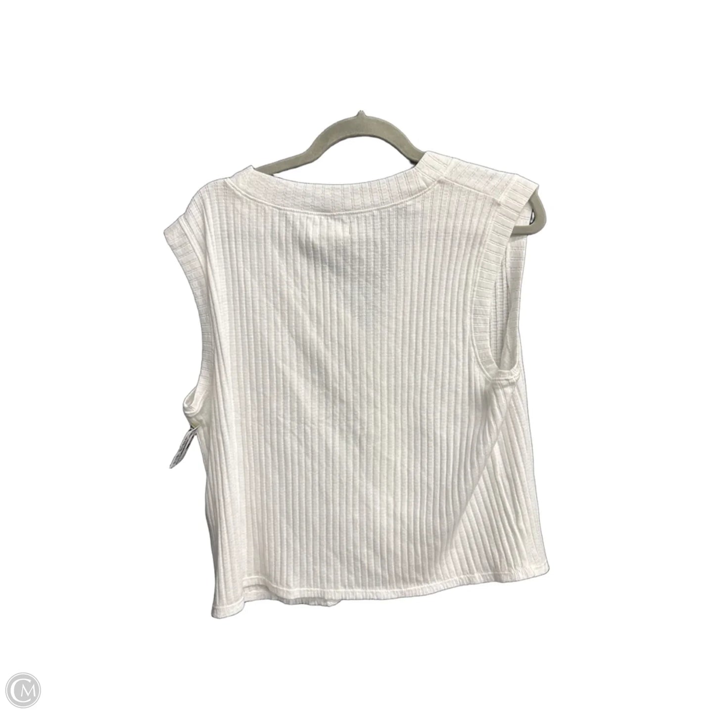 Top Sleeveless By Madewell In White, Size: Xl