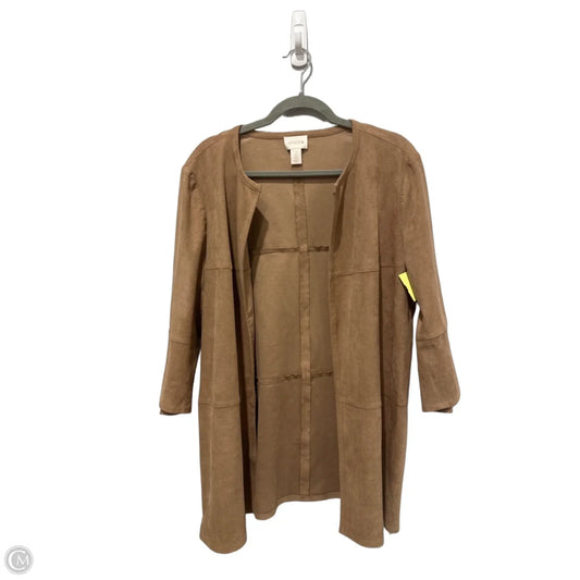 Coat Other By Chicos In Brown, Size: L