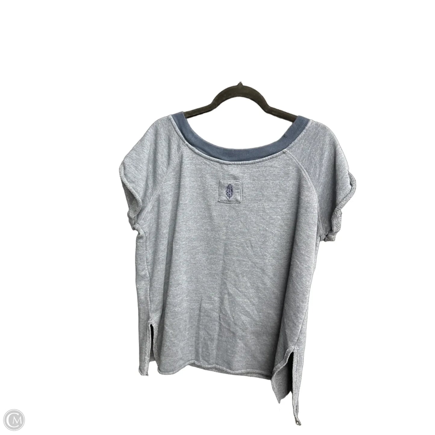 Top Short Sleeve By Free People In Blue, Size: L