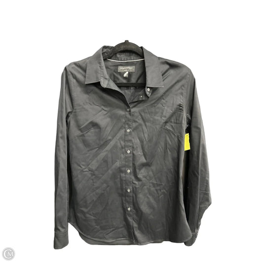 Top Long Sleeve By Banana Republic In Black, Size: S